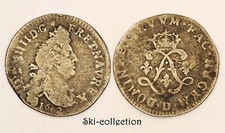 4 Sols aux 2L 1692 D (Lyon). Louis XIV°. France. Argent