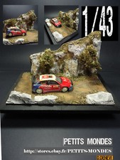 DIORAMA 1/43 EME SPECIALE DE RALLYE PEINT MINIATURE POUR SOLIDO VEREM  NOREV