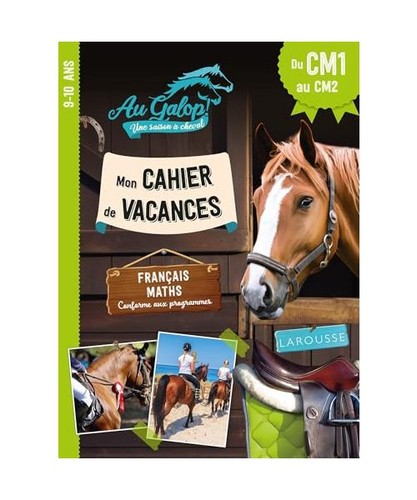 Cahier vacances galop - cahier,