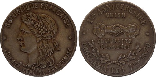 France médaille union - de, l'union