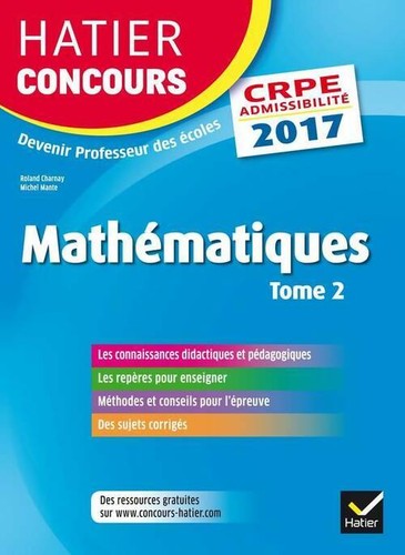 Hatier concours crpe - , 2017