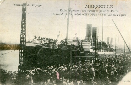 Marseille embarquement troupes - marseille,
