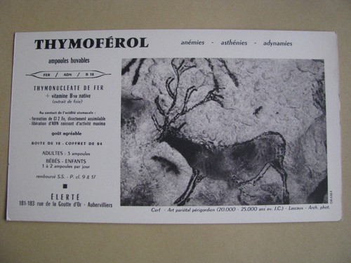 Buvard publicité thymoférol - buvard,