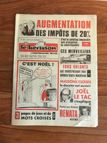 Journal hérisson 1705 - le,