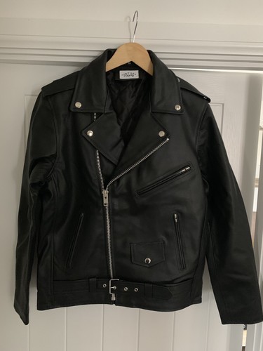 Veste cuir vintage - veste,