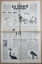 Le CANARD ENCHAINE numéro