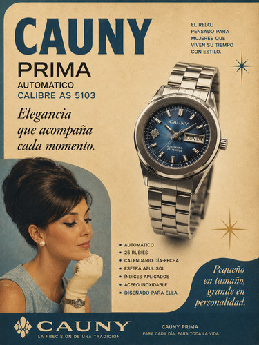 Montre vintage cauny prima - montre,