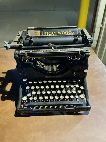 Underwood antique typewriter - antique,