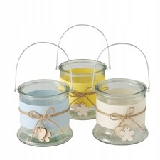 Bougeoir en verre pour bougie