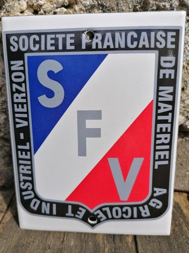 Plaque émaillée agricole - émaillée,