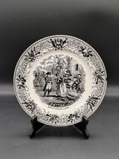 Assiette ancienne Sujets