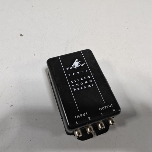 Monacor spr préampli phono - monacor,