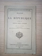 La république, Livre VI, Platon - texte grec annoté, C. Arnaud