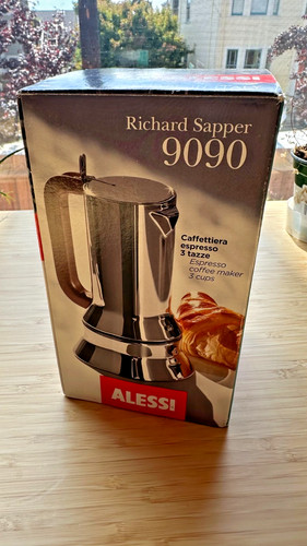 Alessi 9090 cup moka pot - 9090, 3-cup