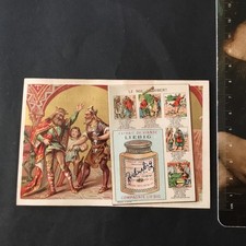 LIEBIG S55 Rare Roi Dagobert Oblaten Scrap S 55