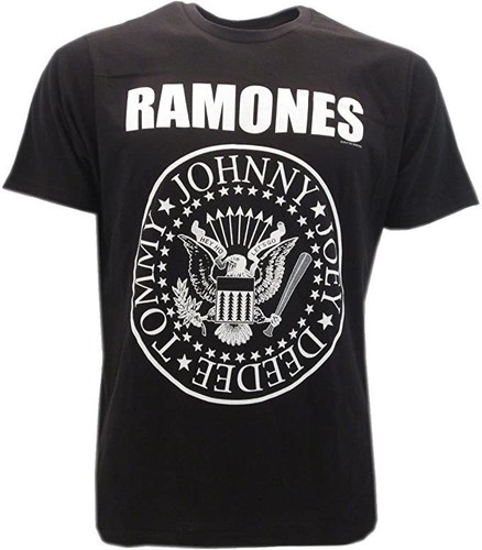 Shirt ramones noir johnny - t-shirt,
