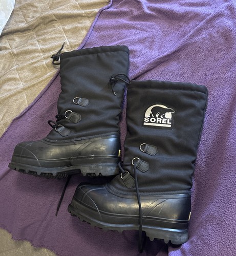 Sorel black insulated glacier - black,