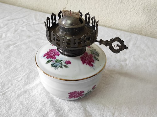 Ancien pied lampe - ancien, à