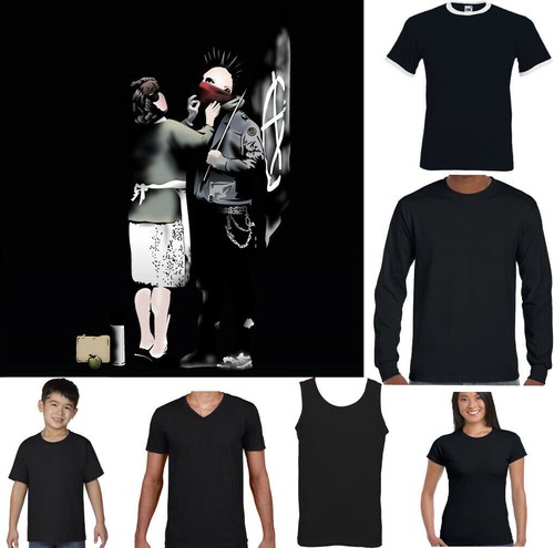 Banksy shirt hommes punk rue - banksy,