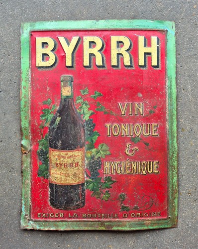 Tôle lithographiée byrrh - tôle,