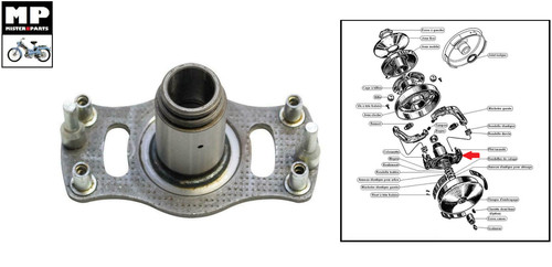 Moyeu embrayage mobylette - d'embrayage,