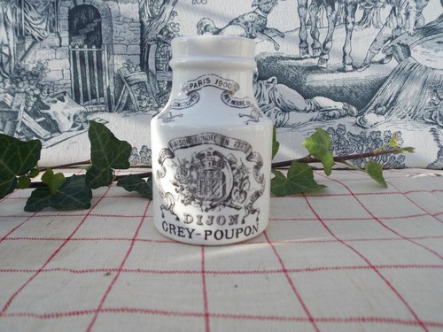 Ancien pot moutarde - ancien,