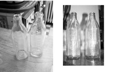 Lot 2 Biberons Verre Gradué