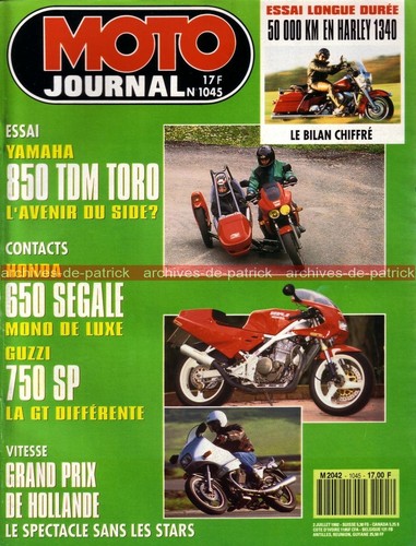 Moto journal 1045 harley - journal,