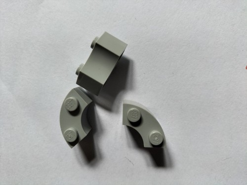 Lego courbes vintage gris - courbes,