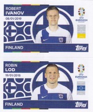 Topps Sticker Finlande Fin 6 &