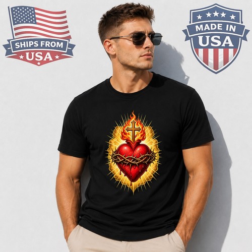 Sacred heart jesus graphic - heart,