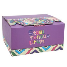 Tongue Drum 5.5in 8 Notes Chakra Tank Instrument De Percussion à Motif Anima OBF