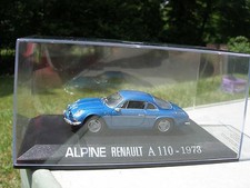  1/43 METAL RENAULT ALPINE A110 1973 bleue!!!!