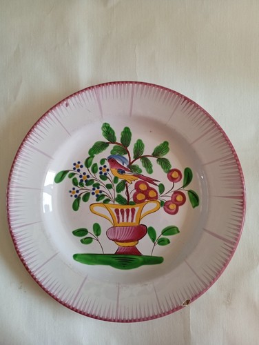 Ancienne assiette faïence - ancienne,