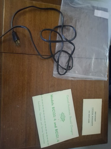 1952 1962 garrard - 1952-1962, rc121d