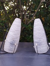  Paire  de LAMPES Murales Appliques ATOMIQUE  Louis Kalff  / Philips1950 vintage