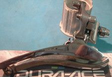 Shimano Dura Ace FD-7400 Serr Route Avant Derailleur-2x6/7/8-Spd- Vgc +