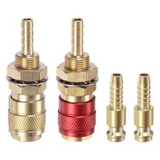 Raccord rapide gaz et eau pour 8mm pour tube laiton pour machines à souder TIG