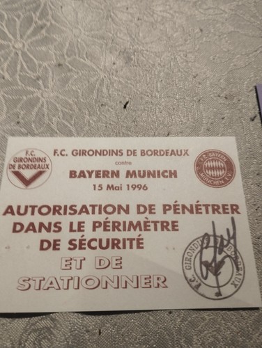 Billet match football - billet,