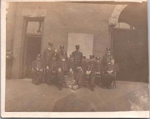 Rppc photo groupe hommes - de,