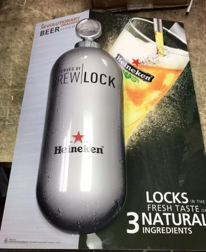 Heineken beer lighting - beer, sign
