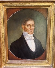 Ecole du XIXe  Portrait de