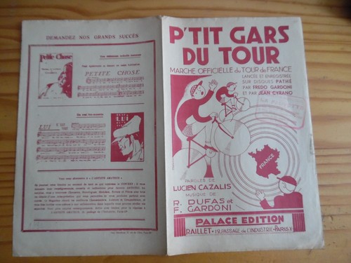 Partition tour france velo - partition,