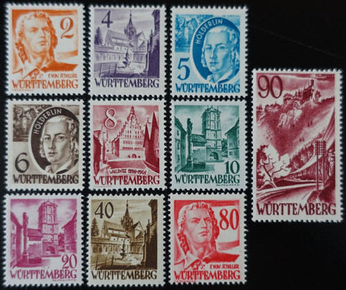 Timbres wurtemberg - timbres,