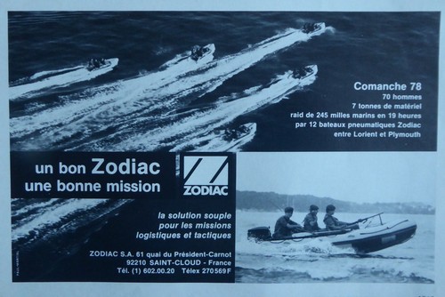 1978 pub zodiac canot - zodiac,