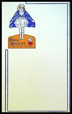 Buvard Publicitaire, BLEU RECKITT  - Rend ma robe blanche