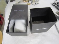 BOITE  ECRIN  MONTRE TED LAPIDUS AVEC CERTIFICAT GARANTIE