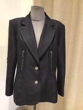 Superbe veste noir fermeture eclair Givenchy 40 Tbe authentique 