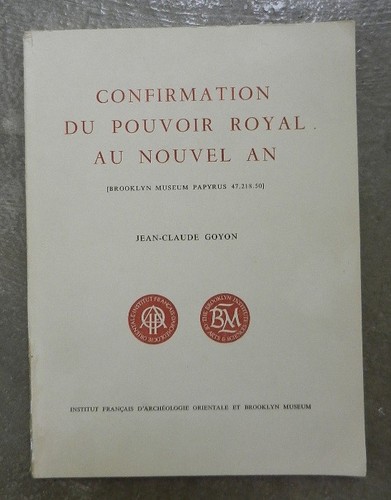 Confirmation pouvoir royal - du,