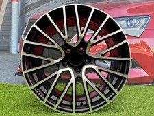 4X R20 " 5X130 GTS Cayenne Turbo Style Noir Poli Roues : Pour Cayenne